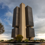 Sede do Banco Central do Brasil em Brasília durante a divulgação de dados de política monetária